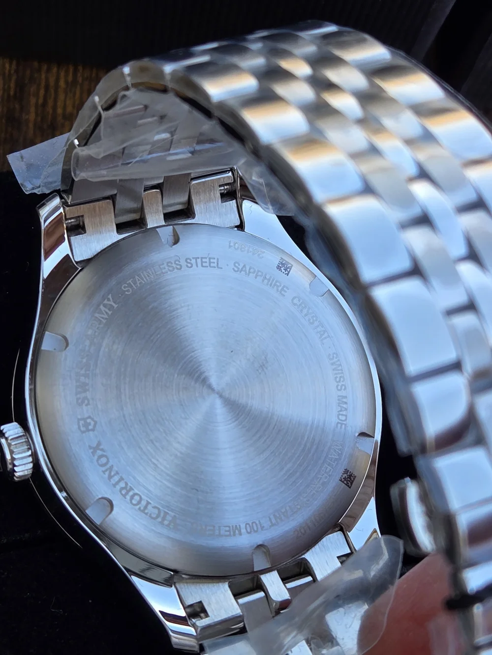 Victorinox Swiss Army Men’s Black Dial Stainless Steel Watch MSRP $450